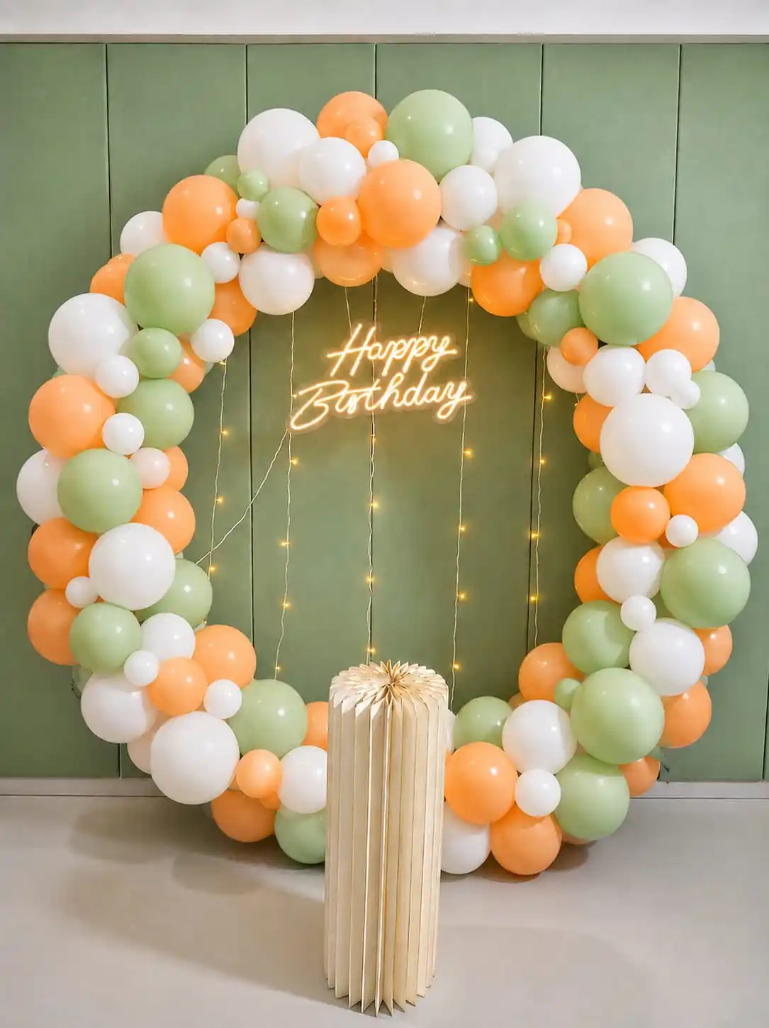 Birthday Decor Ring Setup